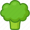 broccoli, green, vegetarian, vegetables, cute, cartoon, healthy