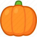 pumpkin, vegetable, cute, cartoon, halloween, food, orange