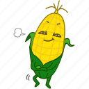 corn, emoji, emoticon, maize, pride, vegetable
