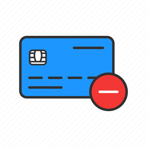 Card payment, credit card, debit card, remove card icon - Download on Iconfinder
