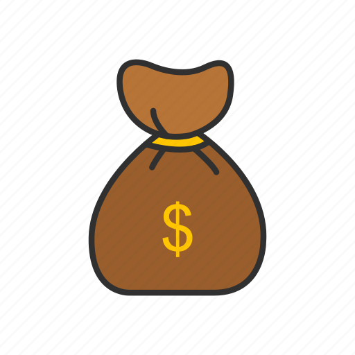 Bag of money, dollars, money, money bag icon - Download on Iconfinder