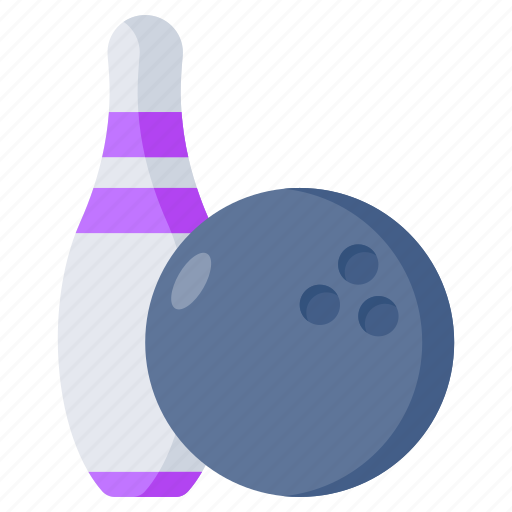 Skittles, ninepins, tenpins, bowling game, sports accessory icon - Download on Iconfinder