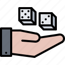 casino, dice, gambling, game, gaming, hand
