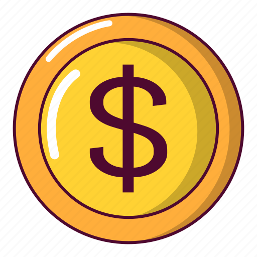 Cartoon, coin, currency, gold, golden, money, object icon - Download on  Iconfinder