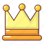 cartoon, crown, gold, king, luxury, object, queen 