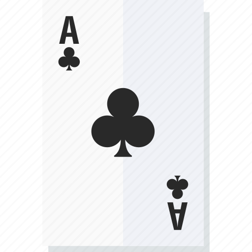 Ace, card, clubs, of icon - Download on Iconfinder