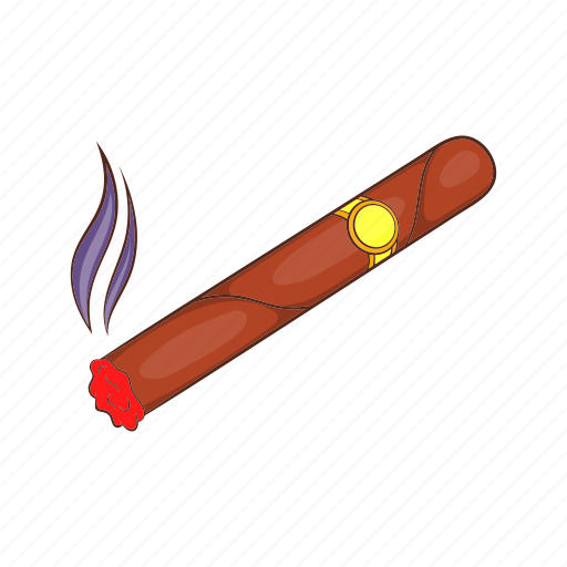 Ash, cartoon, cigar, nicotine, sign, smoke, tobacco icon - Download on Iconfinder