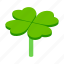 clover, four, illustration, isometric, leaf, luck, lucky 