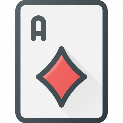 Card, casino, diamond, game, leisure icon - Download on Iconfinder