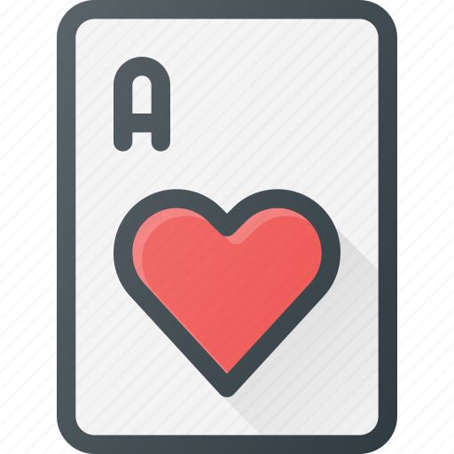 Card, casino, game, heart, leisure icon - Download on Iconfinder