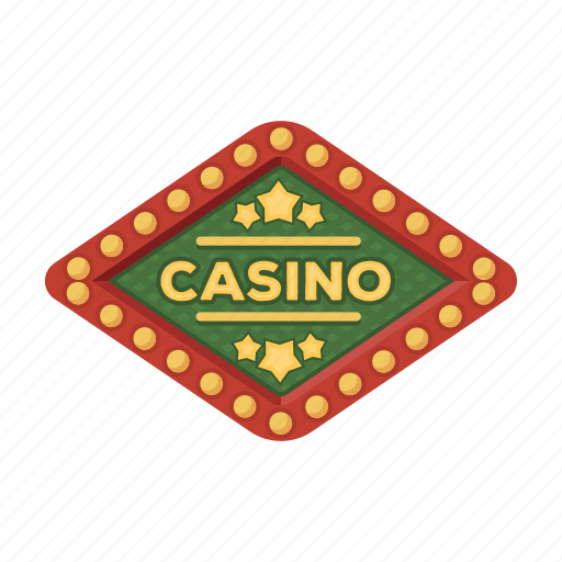 Casino, emblem, equipment, gambling, sign, signboard icon - Download on Iconfinder