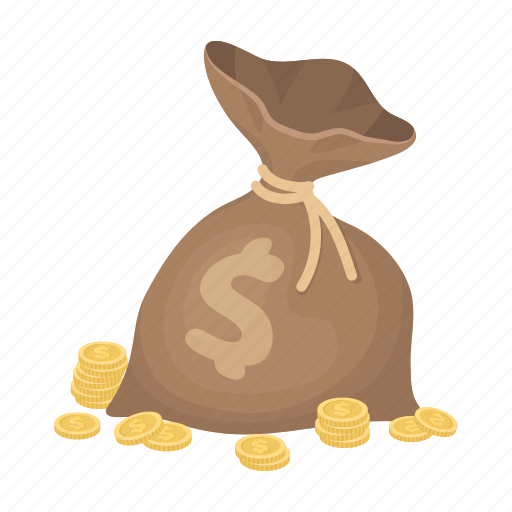 Bag, bagful, coin, dollar, money icon - Download on Iconfinder
