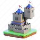 castle, game, history, fortress, tower 