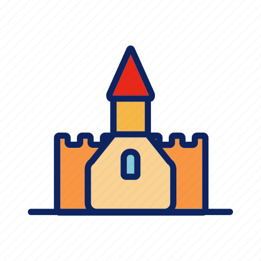 Architecture, beach, building, castle, sand icon - Download on Iconfinder