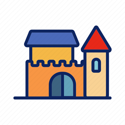 Beach, building, castle, sand, tower icon - Download on Iconfinder