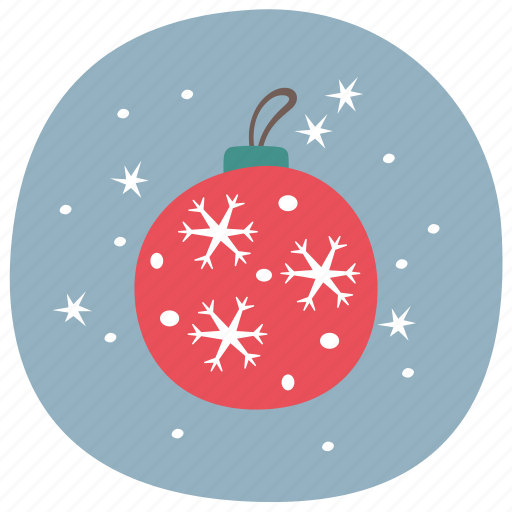 Bauble, ball, decoration, christmas, snowflake, winter, noel icon - Download on Iconfinder
