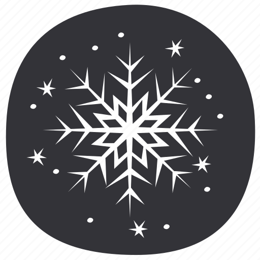 Snowflake, floral, ornament, decoration, christmas, winter, noel icon - Download on Iconfinder
