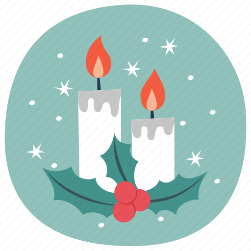 Candles, mistletoe, christmas, night, holy, winter, noel icon - Download on Iconfinder