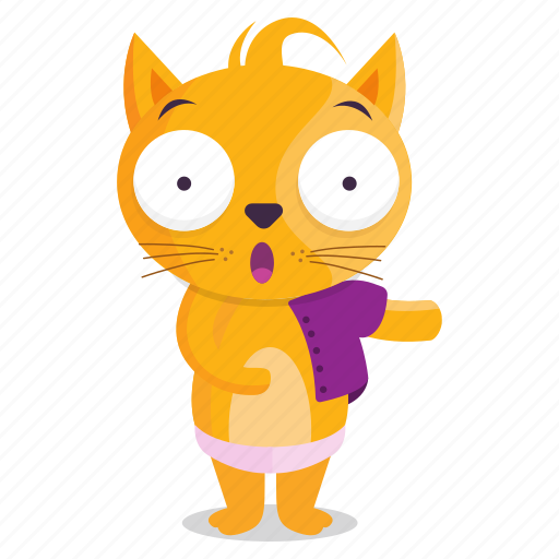 Cat, clothes, emoji, emoticon, sticker, wearing icon - Download on Iconfinder