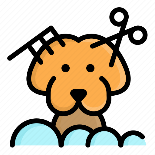 Dog, grooming, bathing, bath, care, pet icon - Download on Iconfinder