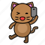 avatar, cat, kitten, selfie, take photo 