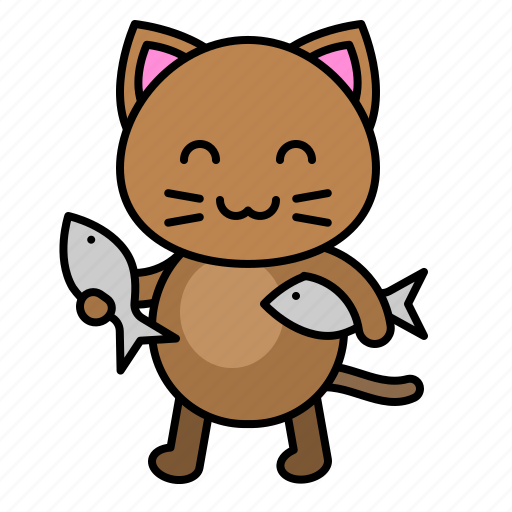 Avatar, cat, fish, food, kitten icon - Download on Iconfinder