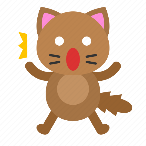 Avatar, cat, frightened, kitten, shocked icon - Download on Iconfinder