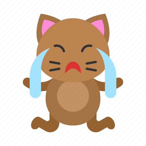 Avatar, cat, cry, emotion, kitten, sad icon - Download on Iconfinder