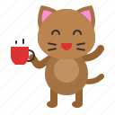 avatar, cat, cup, drinks, kitten