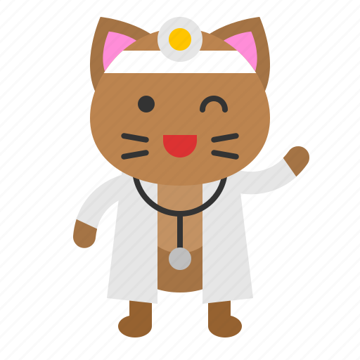 Avatar, cat, doctor, health, kitten icon - Download on Iconfinder