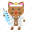 avatar, cat, doctor, kitten, needle, syringe 