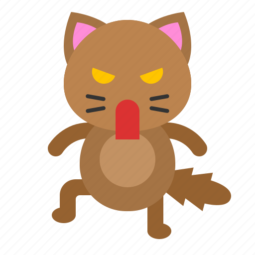 Anger, angry, avatar, cat, kitten icon - Download on Iconfinder