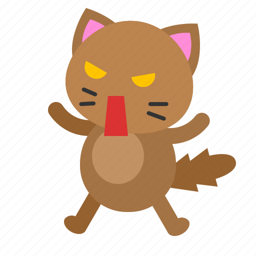 Angry, avatar, cat, kitten, mad icon - Download on Iconfinder