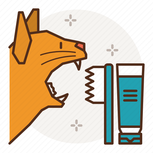 Cat, care, toothbrush, toothbrushin, animal icon - Download on Iconfinder