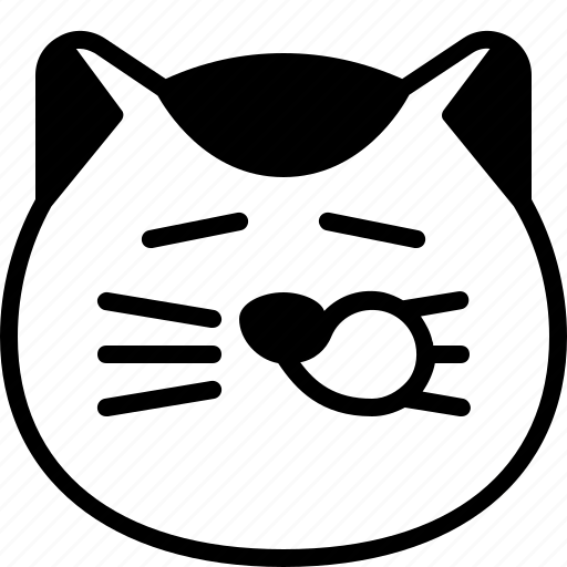 Cat, emoji, face, animal, pet, emotion icon - Download on Iconfinder