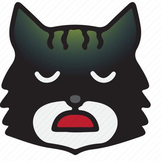 Cat, cute, emoji, kawaii, sad icon - Download on Iconfinder