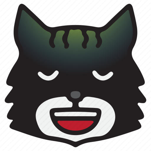 Cat, cute, emoji, kawaii, relax icon - Download on Iconfinder