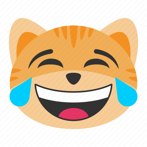 Cat, emoji, emoticon, face, funny, joy, smile icon - Download on Iconfinder
