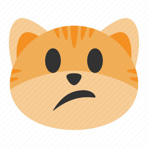 Cat, confused, emoji, expression, face, question, uncertain icon - Download on Iconfinder
