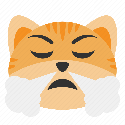 Aggressive, angry, cat, emoji, expression, nose, steam icon - Download on  Iconfinder