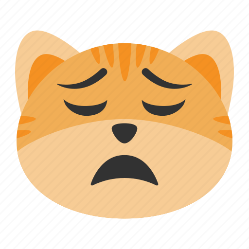 Cat, emoji, expression, looking, pensive, thinking, thoughtful icon - Download on Iconfinder