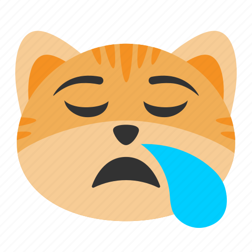 Bored, cat, emoji, sleep, sleepy, tired, yawn icon - Download on Iconfinder