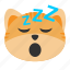 cat, emoji, lethargic, sleep, sleepy, slumberous, somnolent 