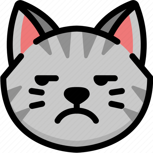 Annoying, emoji, emotion, expression, face, feeling, pet icon - Download on Iconfinder