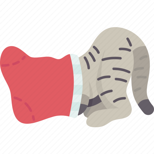 Cat, playing, sock, feline, funny icon - Download on Iconfinder