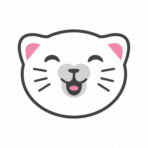 Cat, face, fun, smile icon - Download on Iconfinder