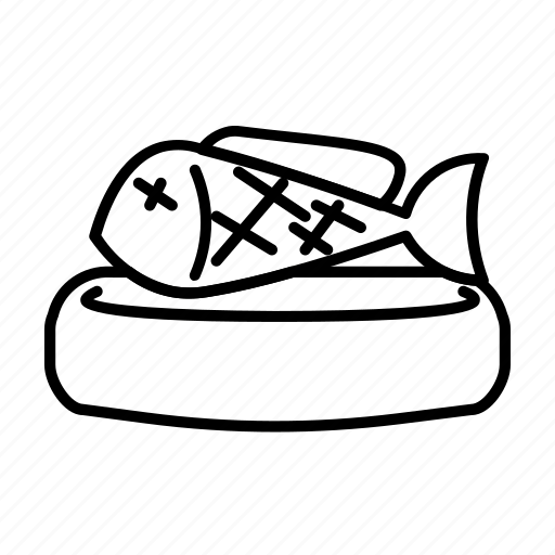 Whole, fish, for, cats, eat, cat icon - Download on Iconfinder
