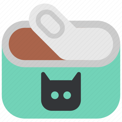 Animal, canned, cat, feed, food, meal, pet icon - Download on Iconfinder