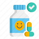 antidepressant, happy, medication, pills
