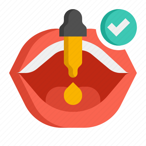 Cbd, drip, mouth, sublingual icon - Download on Iconfinder